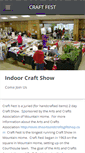 Mobile Screenshot of mhcraftfest.com
